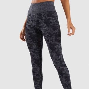 Gymshark Black Camo Leggings